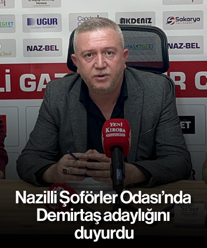 Nazilli Şoförler Odası’nda Demirtaş adaylığını duyurdu