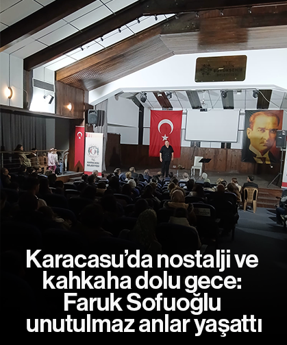 Karacasu’da nostalji ve kahkaha dolu gece: Faruk Sofuoğlu unutulmaz anlar yaşattı