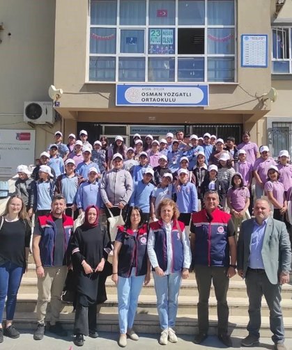 Aydın’da öğrencilere organik tarım anlatıldı