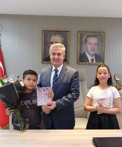 Başkan Erol’un koltuğu miniklere emanet