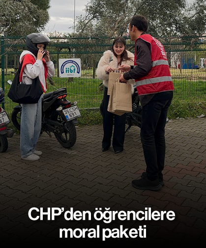 CHP'den öğrencilere moral paketi