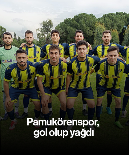 Pamukörenspor, gol olup yağdı