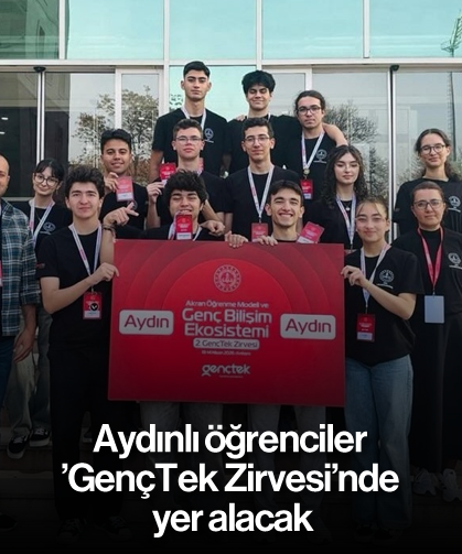 Aydınlı öğrenciler ’GençTek Zirvesi’nde yer alacak