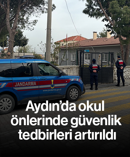 Aydın’da okul önlerinde güvenlik tedbirleri artırıldı