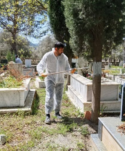 Kirazlı Mezarlığı'na belediye dokunuşu