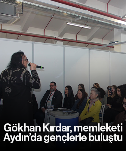 Gökhan Kırdar, memleketi Aydın’da gençlerle buluştu.