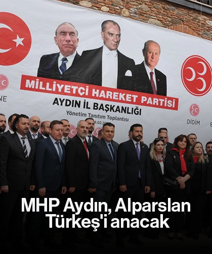 MHP Aydın, Alparslan Türkeş'i anacak