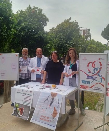 Nazilli’de vatandaşlara kalp sağlığı anlatıldı