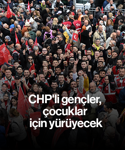 CHP'li gençler, çocuklar için yürüyecek