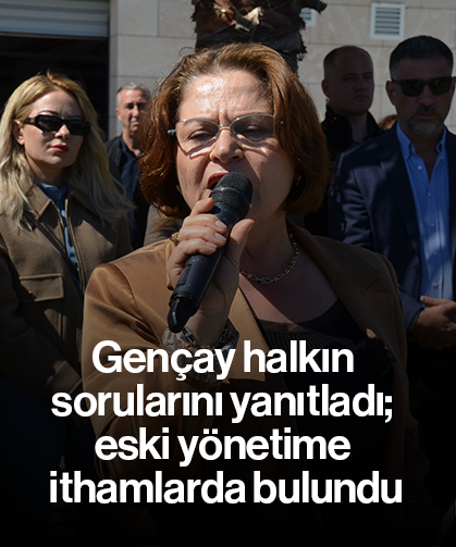 Gençay halkın sorularını yanıtladı; eski yönetime ithamlarda bulundu