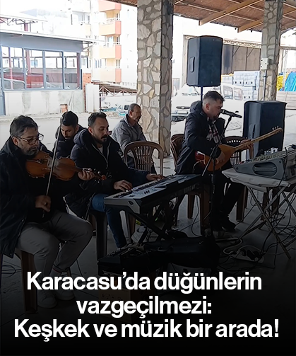 Karacasu’da düğünlerin vazgeçilmezi: Keşkek ve müzik bir arada!
