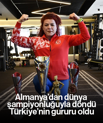 Almanya’dan dünya şampiyonluğuyla döndü, Türkiye’nin gururu oldu