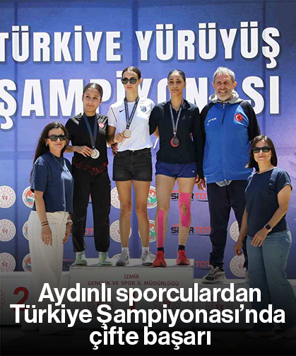 Aydınlı sporculardan Türkiye Şampiyonası’nda çifte başarı