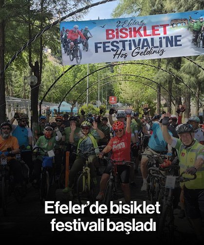 Efeler’de bisiklet festivali başladı