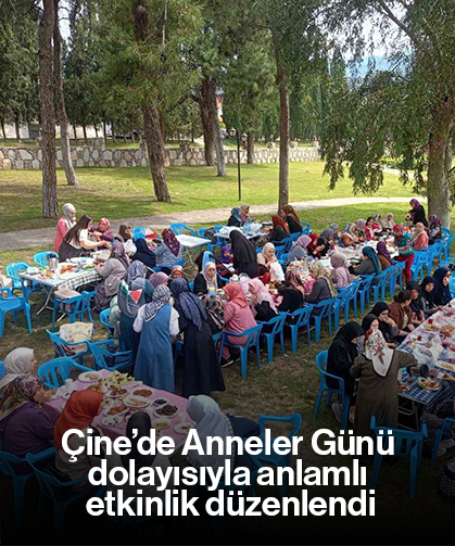 Çine’de Anneler Günü dolayısıyla anlamlı etkinlik düzenlendi