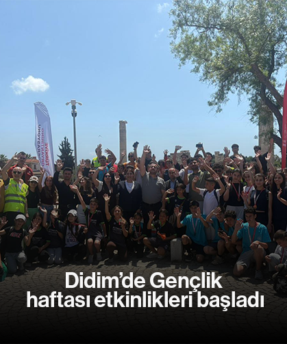 Didim’de Gençlik haftası etkinlikleri başladı