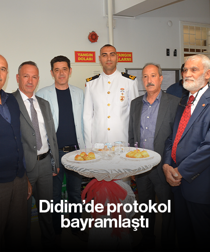Didim’de protokol bayramlaştı