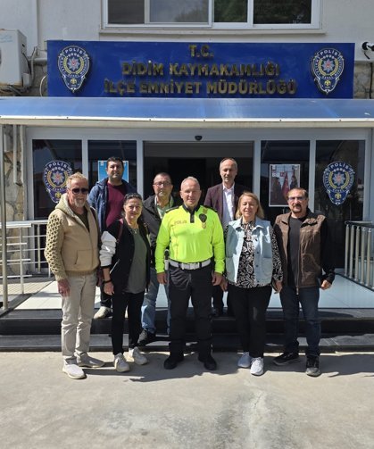 Didimli basın mensuplarından yeni Emniyet Müdürüne ziyaret