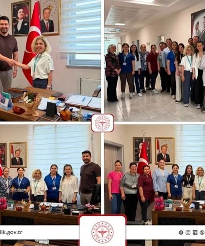Karacasu İlçe Devlet Hastanesi’nde bayramlaşma programı düzenlendi