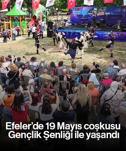 Efeler’de 19 Mayıs coşkusu Gençlik Şenliği ile yaşandı