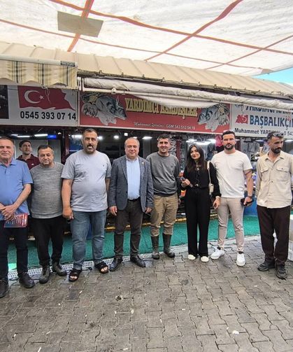 Kuşadası CHP heyetinden Davutlar çıkarması