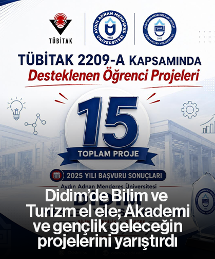 Didim’de Bilim ve Turizm el ele; Akademi ve gençlik geleceğin projelerini yarıştırdı
