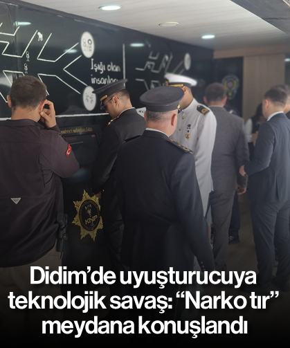 Didim’de uyuşturucuya teknolojik savaş