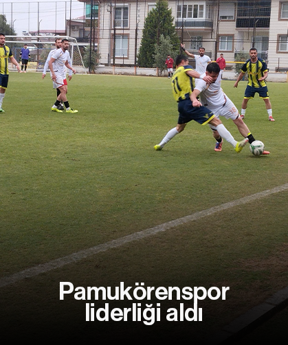 Pamukörenspor, liderliği aldı