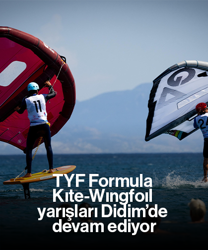 TYF Formula Kıte-Wıngfoıl yarışları Didim’de devam ediyor