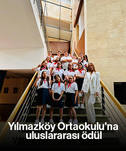 Yılmazköy Ortaokulu'na uluslararası ödül