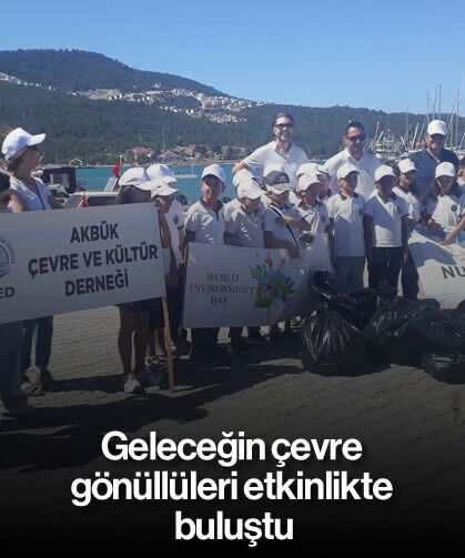 Geleceğin çevre gönüllüleri etkinlikte buluştu