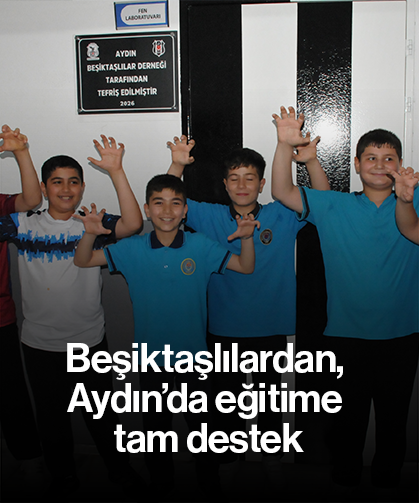 Beşiktaşlılardan, Aydın’da eğitime tam destek