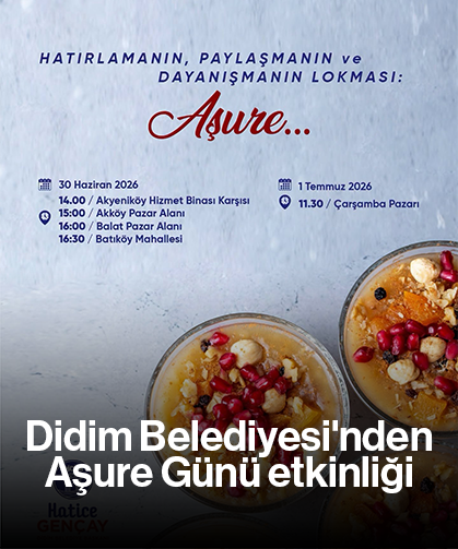 Didim Belediyesi'nden Aşure Günü etkinliği
