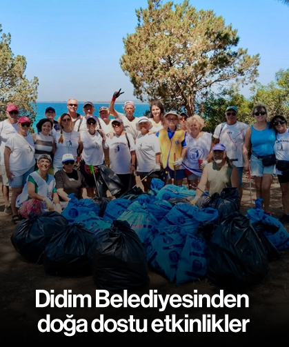 Didim Belediyesinden doğa dostu etkinlikler