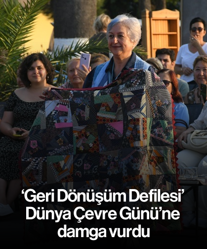 'Geri Dönüşüm Defilesi' Dünya Çevre Günü'ne damga vurdu