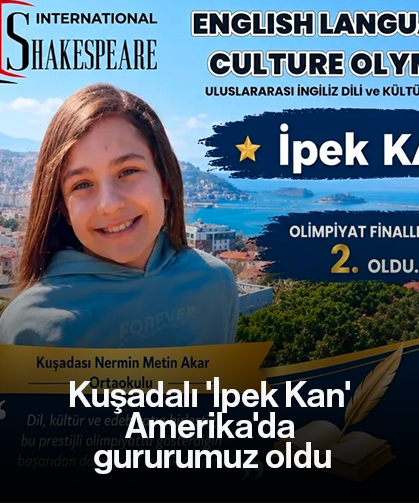 Kuşadalı 'İpek Kan' Amerika'da gururumuz oldu