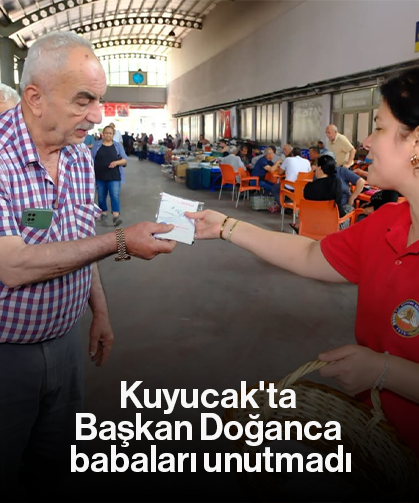 Kuyucak'ta Başkan Doğanca babaları unutmadı