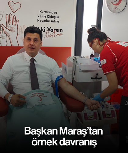 Başkan Maraş’tan örnek davranış