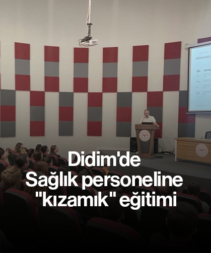 Didim'de Sağlık personeline "kızamık" eğitimi