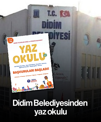Didim Belediyesinden yaz okulu