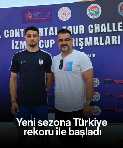 Yeni sezona Türkiye rekoru ile başladı