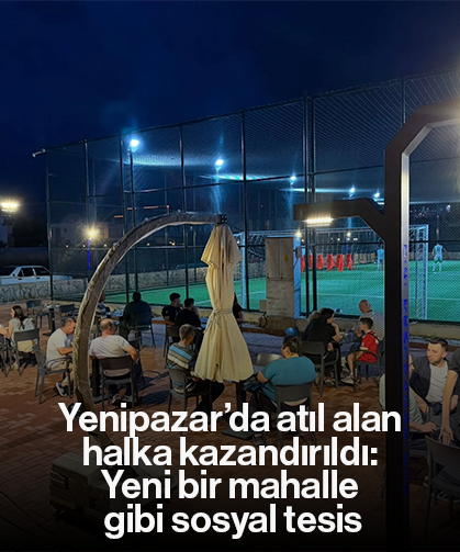 Yenipazar’da atıl alan halka kazandırıldı: Yeni bir mahalle gibi sosyal tesis