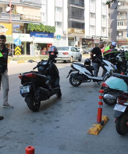 Aydın’da motosiklet sürücüleri denetlendi