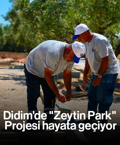 Didim'de "Zeytin Park" Projesi hayata geçiyor