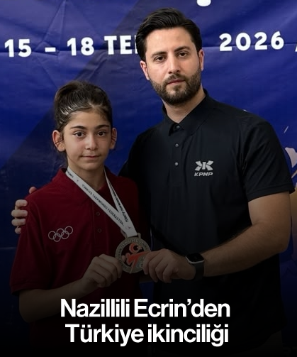 Nazillili Ecrin'den Türkiye ikinciliği