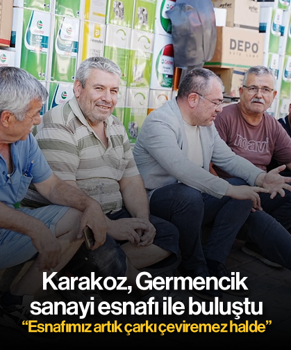 Karakoz, Germencik sanayi esnafı ile buluştu