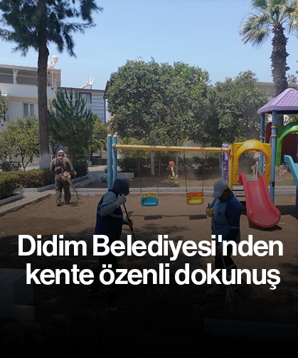 Didim Belediyesi'nden kente özenli dokunuş
