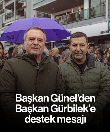 Başkan Günel'den Başkan Gürbilek'e destek mesajı