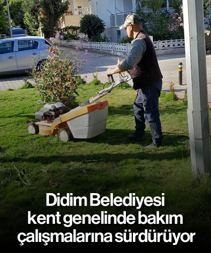Didim Belediyesi kent genelinde bakım çalışmalarına sürdürüyor