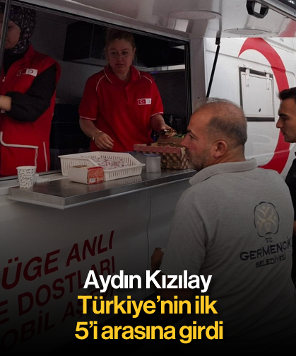 Aydın Kızılay, Türkiye'nin ilk 5'i arasına girdi